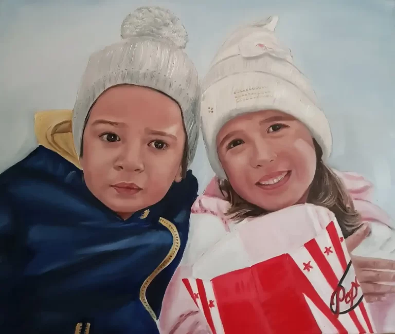 portret po narudzbini ulje na platnu