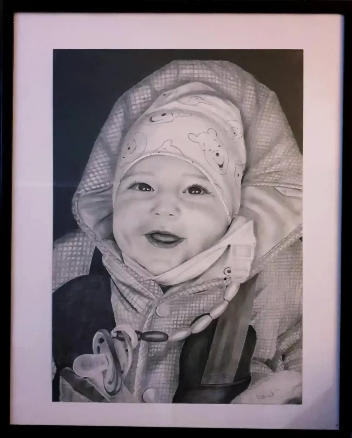 portret grafitnom olovkom